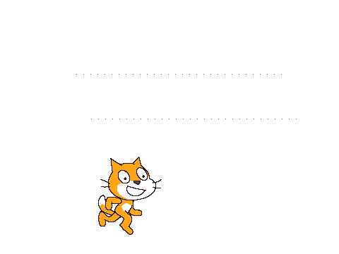 선 긑는 고양이
