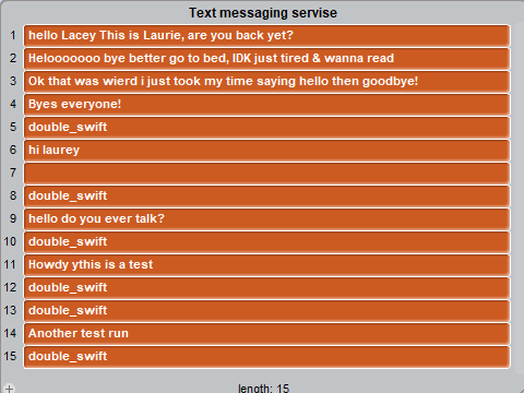~text messaging service~