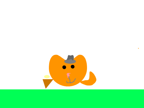 kitty eating ice cream! (NOT a cc)