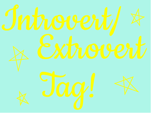 Introvert/Extrovert Tag!  remix