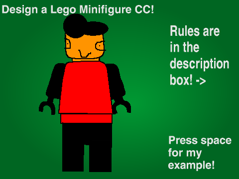 Design a Lego Minifig. CC! *entry*