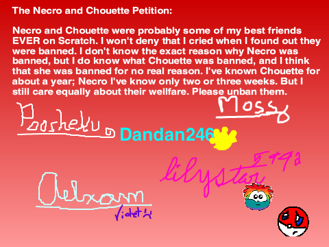 Necro and Chouette petition sign (NEWEST)  remix