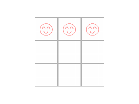 クリックしたマスめにスタンプをおすテスト