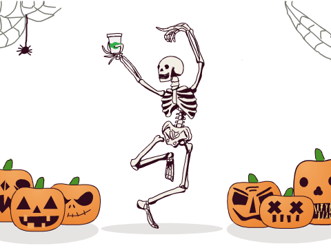 spooky scary skeletons