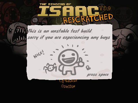 The binding of isaac rescratched v.0.9