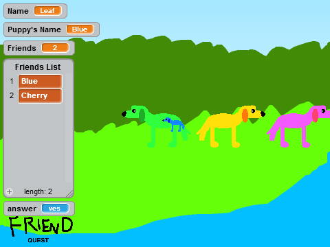 Friend Quest WIP