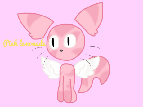 Winged cat oc