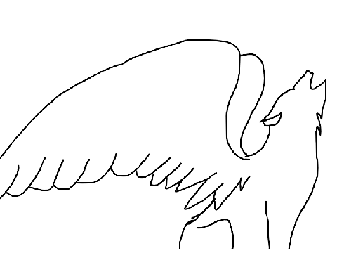 Wolf animation (Not the best)