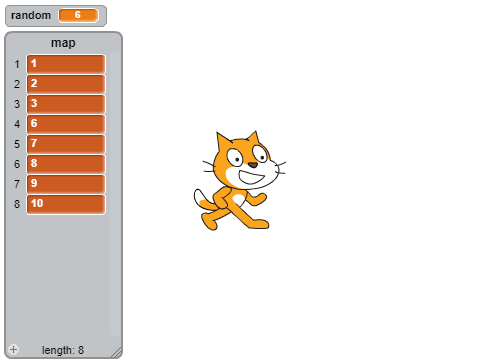 random generator with gap