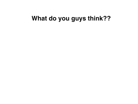 What should be next project be about??