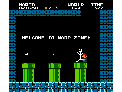 mario warping problems