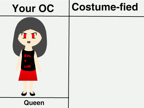 Give me your oc and I will costume-ify it. [Halloween] remix