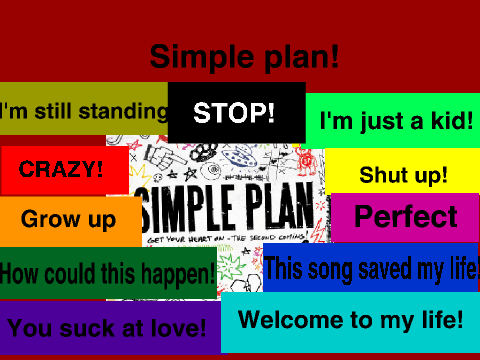 Simple plan playlist!