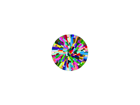 Small ranbow circle