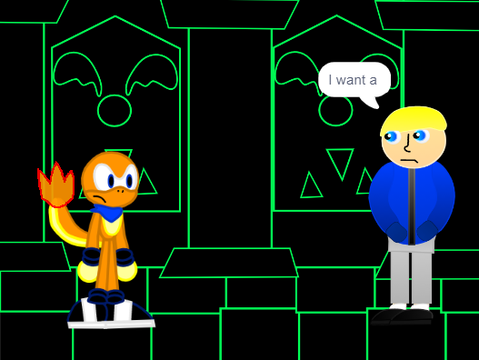 (Reupload)Collab with Spyro2343: The God of Fire and Ice VS The Choosen One.