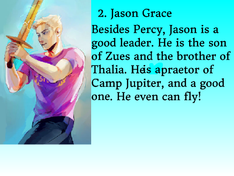 Top ten Demigods in PJO and HoO