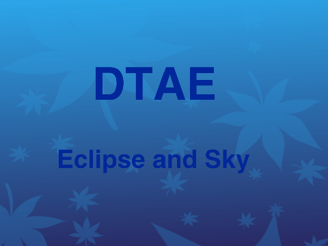 DTAE Eclipse and Sky