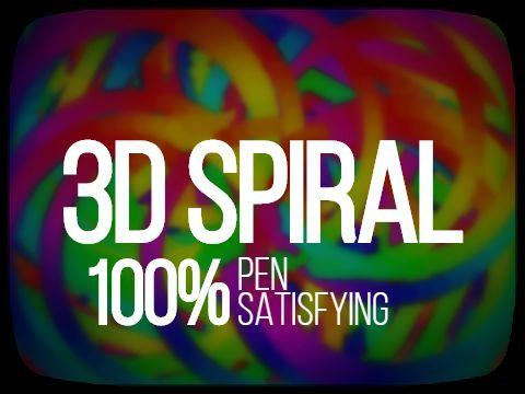 3D spiral- 100% pen 100% satisfying 