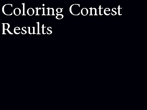 Coloring Contest Resuuuuuuuuuuuulllts!!!!!!!!!~