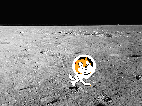 jump on the moon!