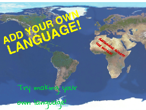 ADD YOUR OWN LANGUAGE HERE!