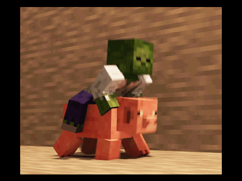 Run Minecraft Zombie! RUN!