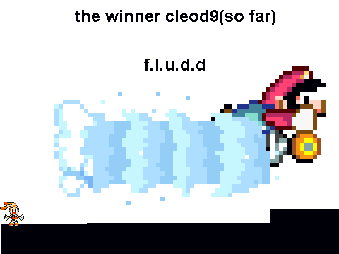 cleod9 wins the mario's down aerial special atack contest(so far)