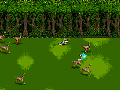 Add yourself escaping the Jurassic Park