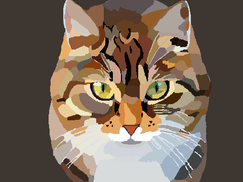 Cat Blockshade -  Bitmap