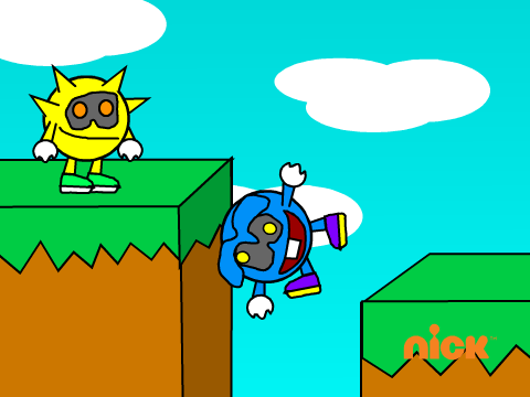 Blue Goes Nuts.