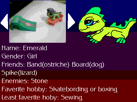 emerald my lizard