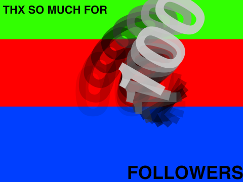 Thx so much for 100+ Followers