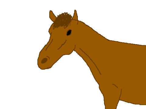 I tried to make a horse