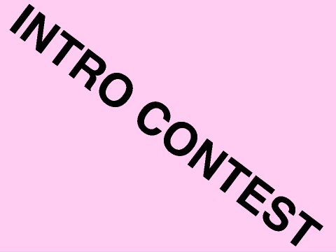 Intro Contest! (OPEN)