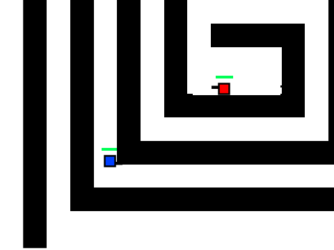2-player maze game