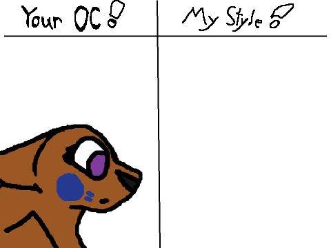 Add your OC and I'll draw it in my style! ♡♡♡ remix