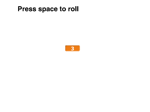 Electronic dice