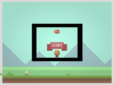 Flappy Bird Scratch Edition Distarction version