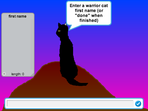 Warrior Cat Name Generator Together