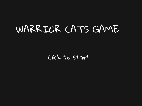 Warrior Cats Game