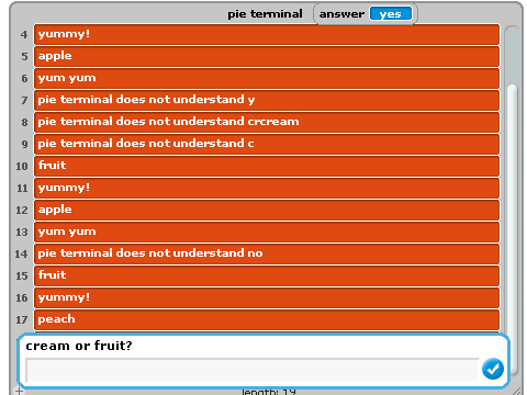 pie terminal 1.1 1s 0s 0c READ DESCRIPTION