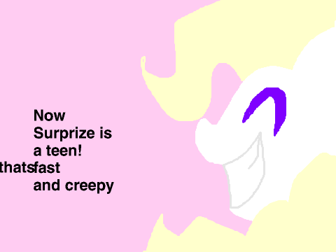SURPRIZE!!! she flys