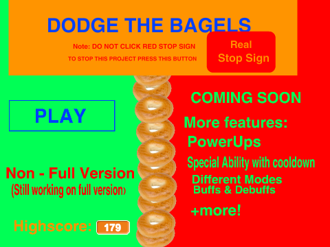 DODGE THE BAGELS