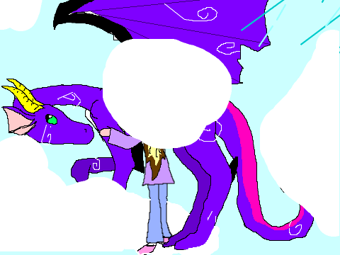 Majestic. My Dragon dragon+girl cc entry