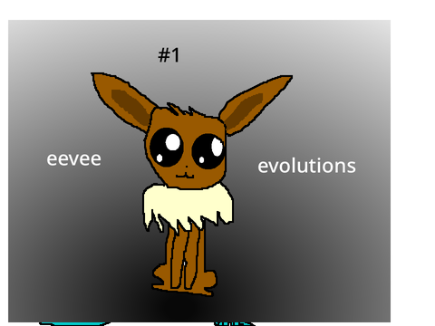 eevee evolves