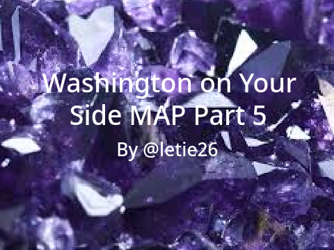 Washington on Your Side MAP (Part 5)