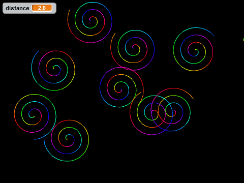 single spirals