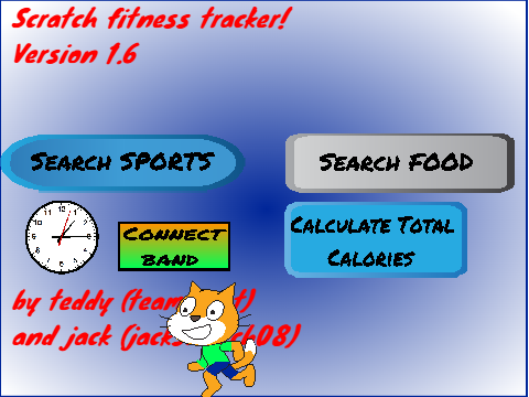 Scratch Fitness Tracker!! Version 1.6.2