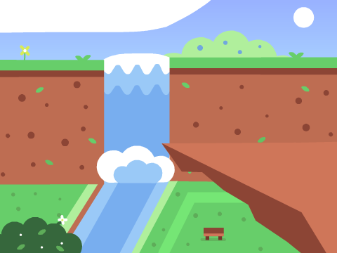 Waterfall 3D