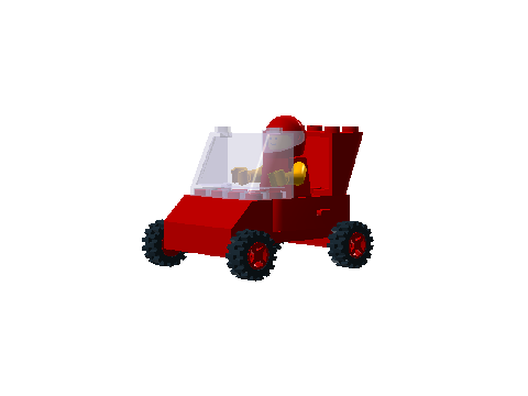 3d lego car sprite
